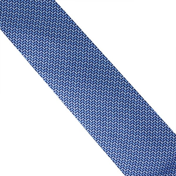 Dunhill luxurious mulberry silk tie in a tire tread pattern