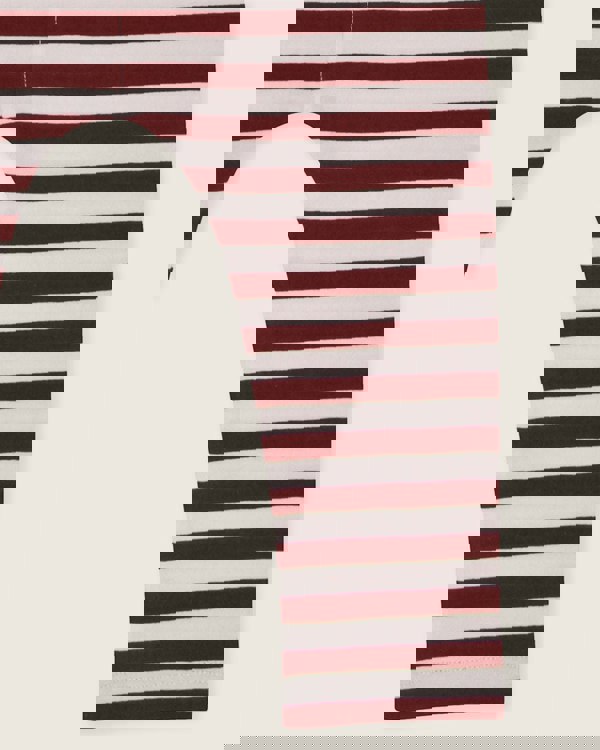 organic cotton Red Horizontal Stripe Print Dungarees - image 4