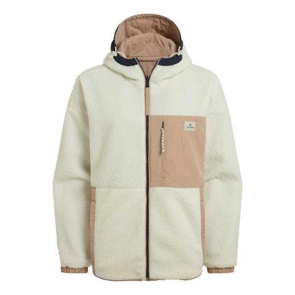 Craghoppers Womens/Ladies Reversible Hooded Jacket - Ecru/Warm Beige - 