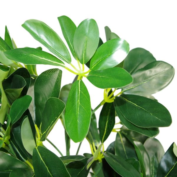 Leaf 95cm Umbrella Tree Dark Green Artificial Ficus Plant