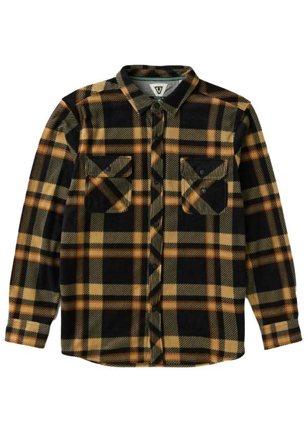 Vissla Eco-Zy LS Polar Flannel - Black