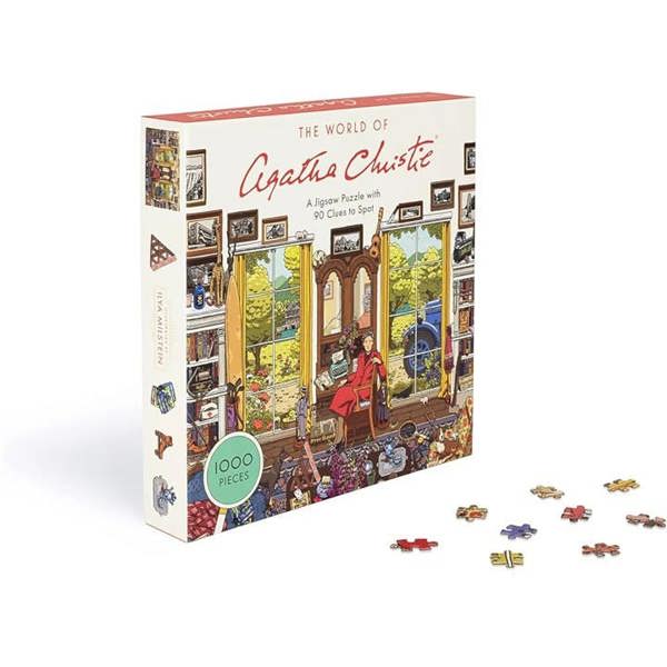 The World of Agatha Christie Jigsaw, Jigsaws & Puzzles, History & Literature, Gift