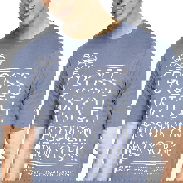 Crosshatch Mens Bestforth T-Shirt (Pack of 2) - Black/Blue - 