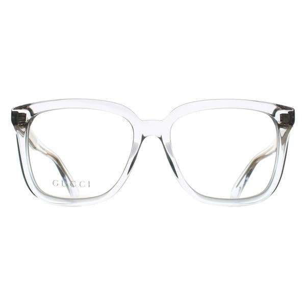 Gucci Glasses Frames GG1319O 003 Crystal with Gold Women