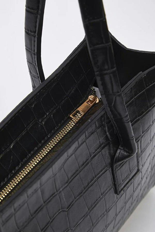 WOVCOR Textured Women's Midi Tote Shoulder Bag