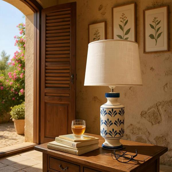 58cm LAMP AND SHADE