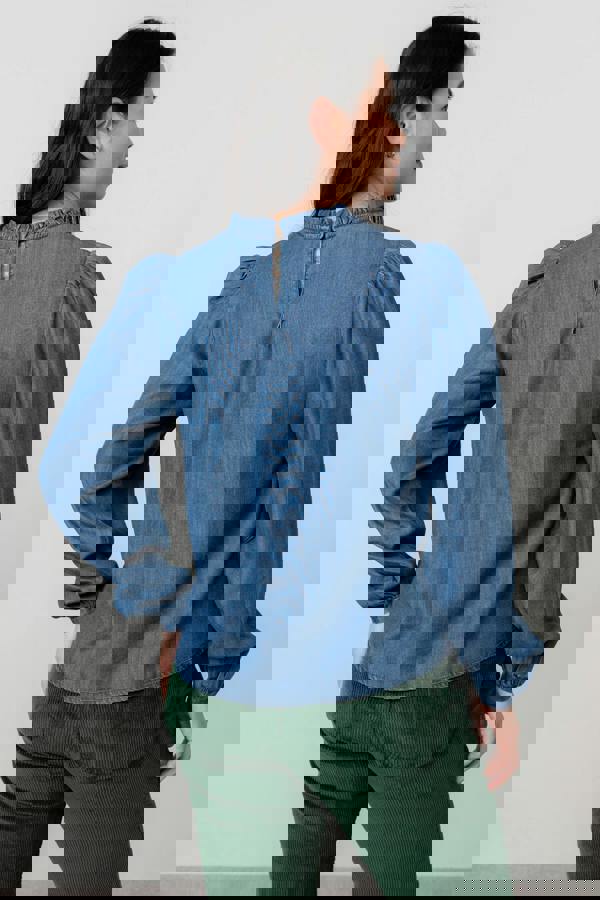 Lily & Me Rosewood Tencel™ Denim Top