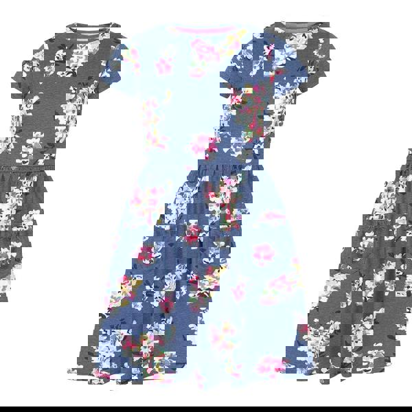 Lazy Jacks Girls Wildflower Dress - Blue / White / Pink