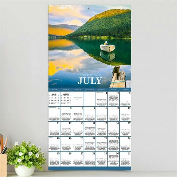 Religion Daily Verse Calendar 2027, Wall Calendars, Month To View, Lifestyle, Gift