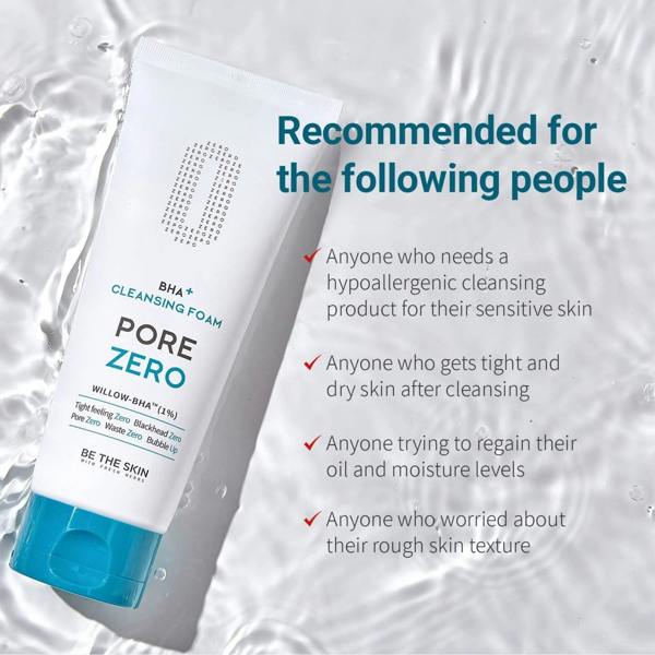 BE THE SKIN BHA+ PORE ZERO Cleansing Foam 150g