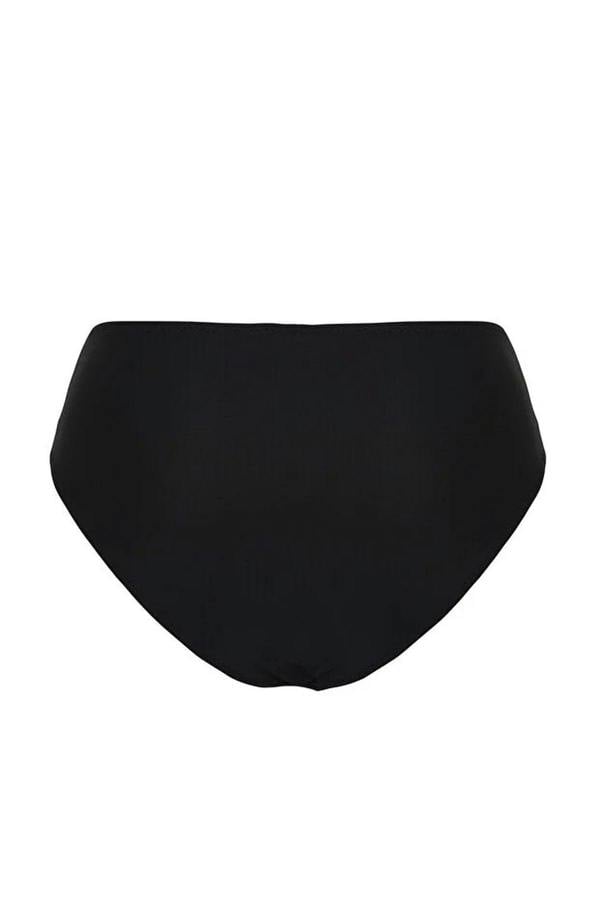 WOVCOR Draped Regular High-Waisted Bikini Bottom