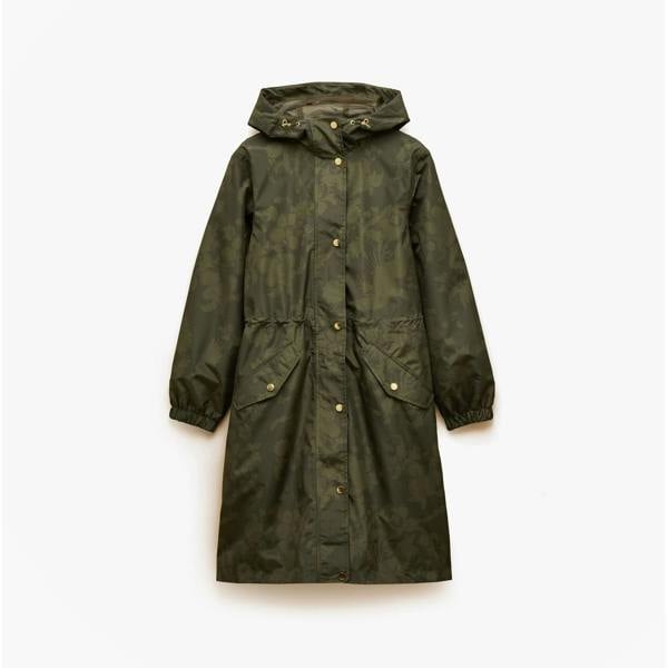 Joules Joules HOLKHAM Waterproof Packable Raincoat With Hood Green
