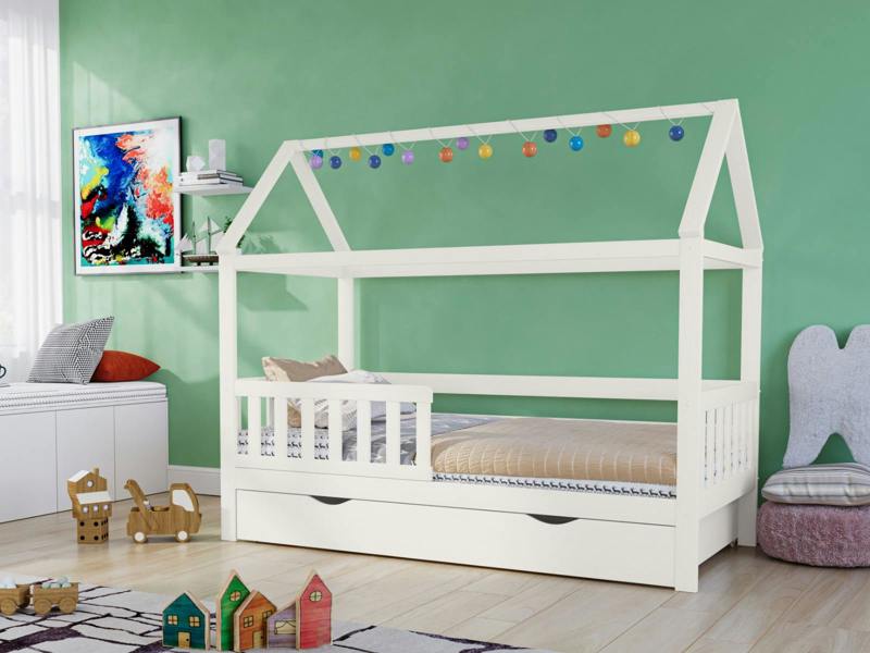 Alisa House Bed White