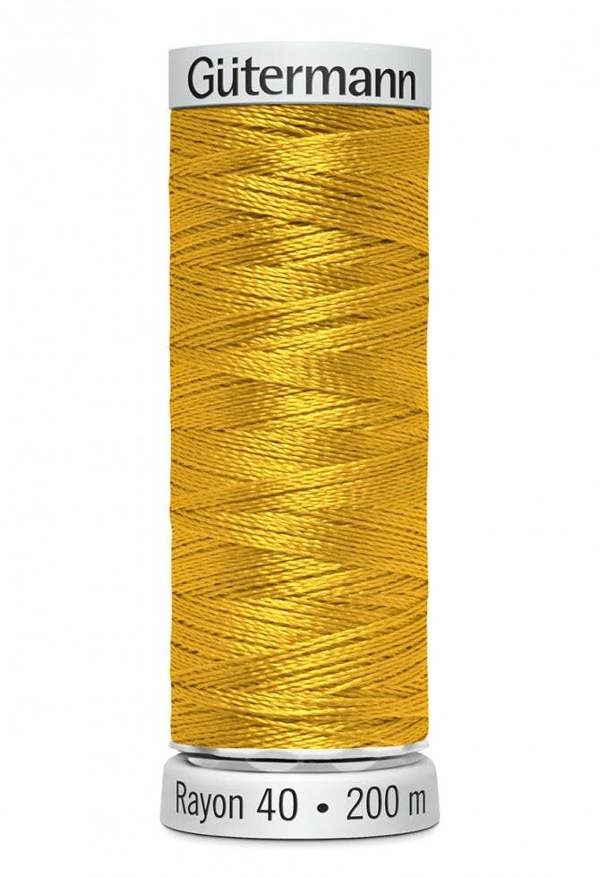 Gutermann No 40 Sulky Rayon Embroidery Thread 200m Rayon Thread Suitable For Embroidery
