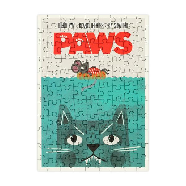 Happily Puzzles Paws - 99 Piece Mini Jigsaw Puzzle