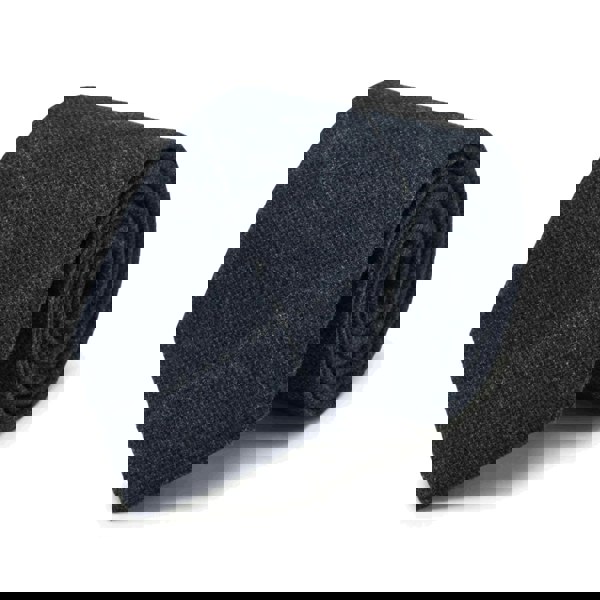 TruClothing Men's Wool Blend Herringbone Plaid Tweed Tie