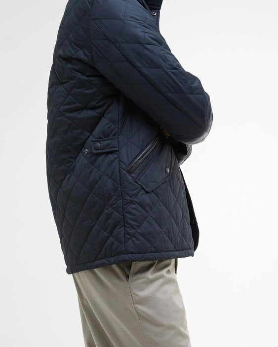 Barbour Chelsea Sports Quilt Jacket - Navy Blue
