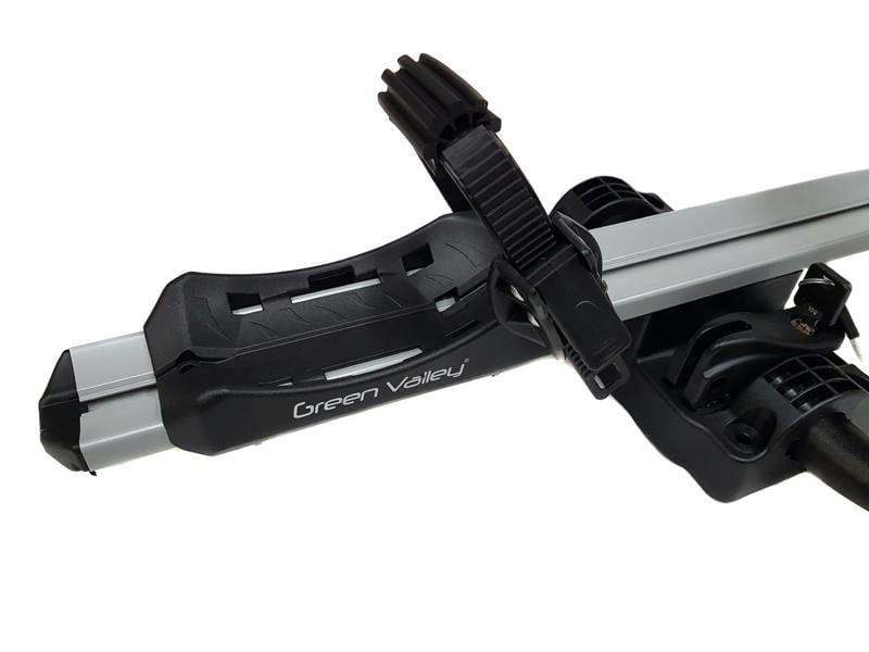 Green Valley Fast Rider Cycle Carrier Roof Rack Cross Bar Mounted E Bikes -20kg