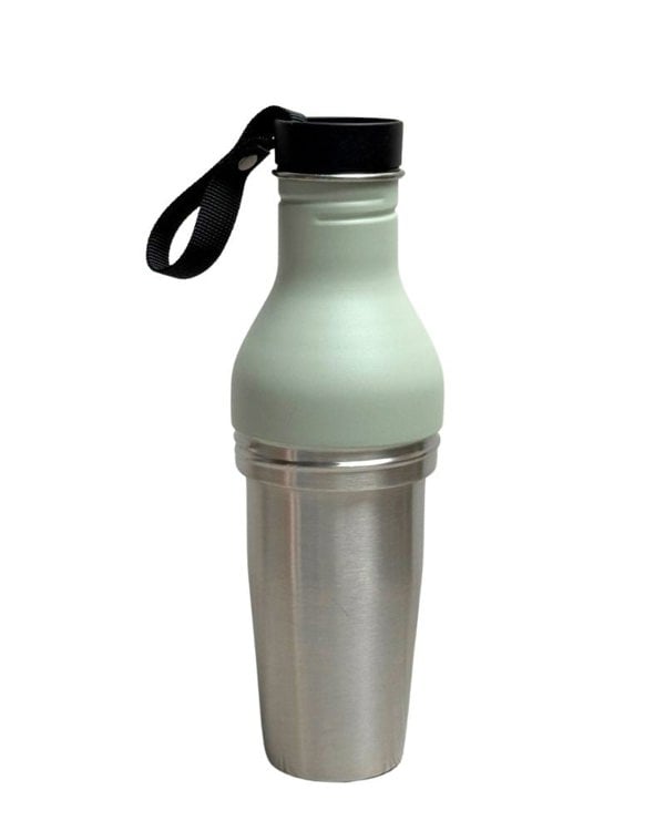Cupple Sea Green Water Bottle + Lid