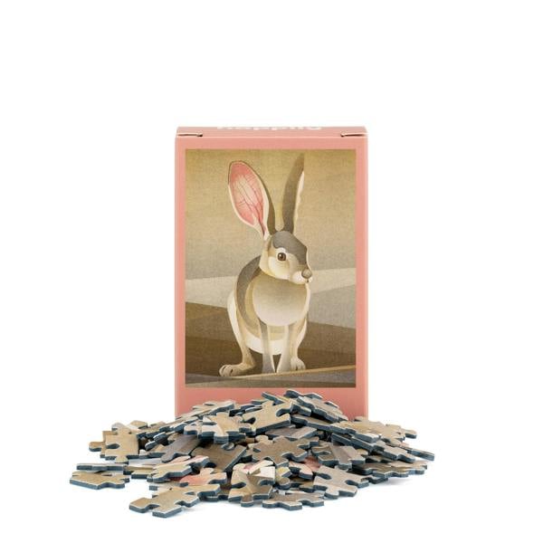 Happily Puzzles Hare - 99 Piece Mini Jigsaw Puzzle