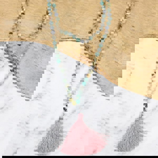 Myga Growth Mala Bead Necklace