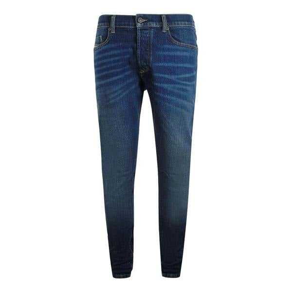 Diesel Mens Tepphar-X Cotton Denim Slim Jeans - Dark Blue - 