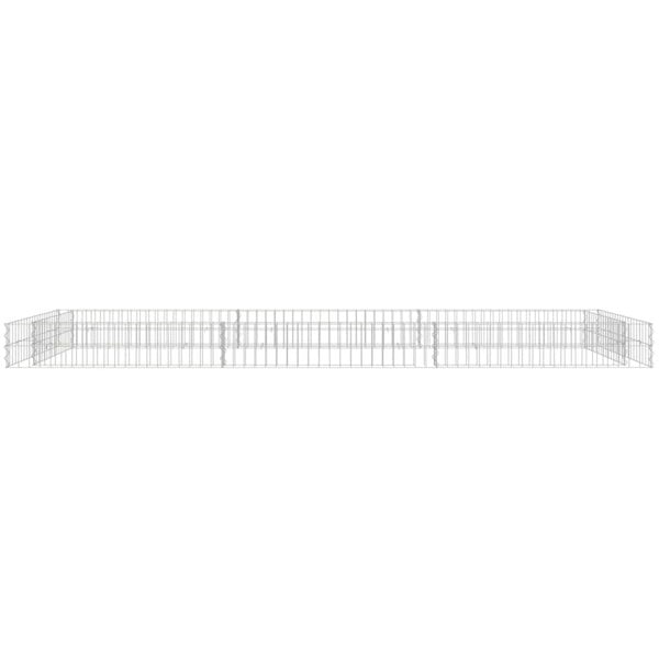 Berkfield Gabion Raised Bed Galvanised Steel 300x100x20 cm
