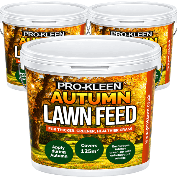 ProKleen Pro-Kleen Autumn Lawn Feed Fertiliser Encourages Grass Green Up & Prevents Lawn Disease Covers up to 300m2 7.5kg