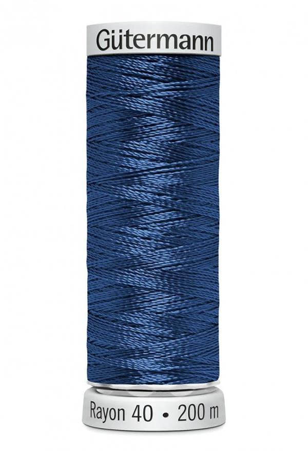 Gutermann No 40 Sulky Rayon Embroidery Thread 200m Rayon Thread Suitable For Embroidery