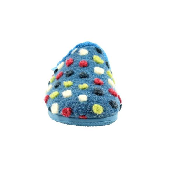 Lunar Womens/Ladies Montreal Slippers - Mid Blue - 