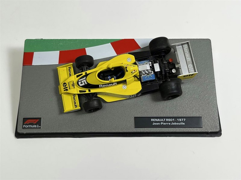 F1 Collection Jean Pierre Jabouille Renault RS01 1977 1:43 Scale