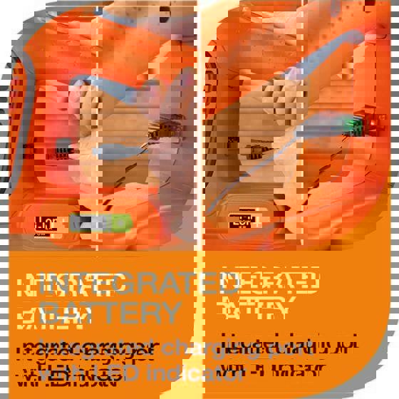 FLYMO Simplicut Li 14.4V Cordless Hedge Trimmer Orange