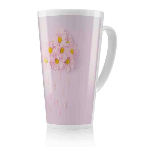 Benjamin Tate Design Raining Daisy Cloud Latte Mug
