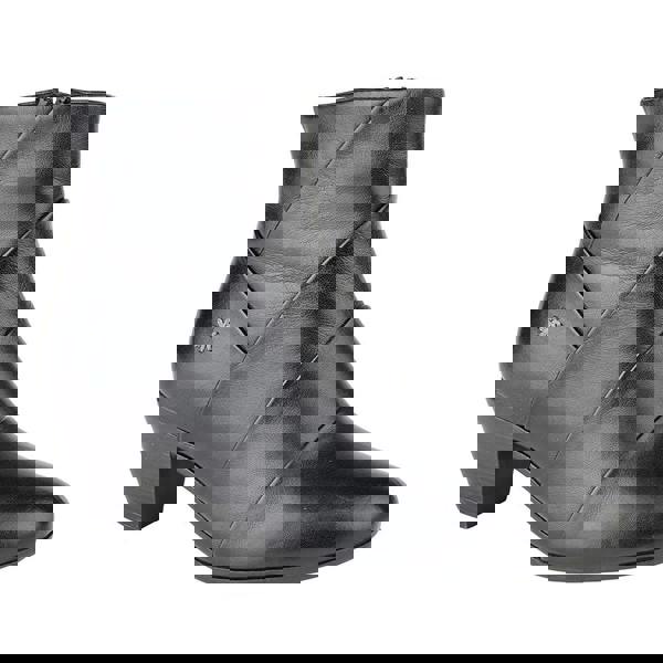 Cipriata Womens/Ladies Ginerva Folded Vamp Ankle Boots - Black - 