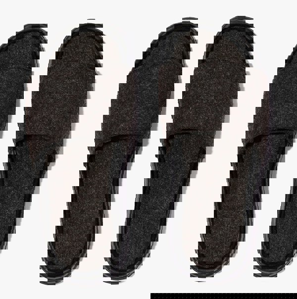 FitFlop iQUSHION e01 FELT Womens Slides All Black