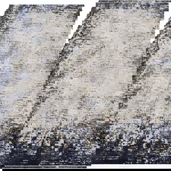 Asiatic Kuza Border Navy Rug