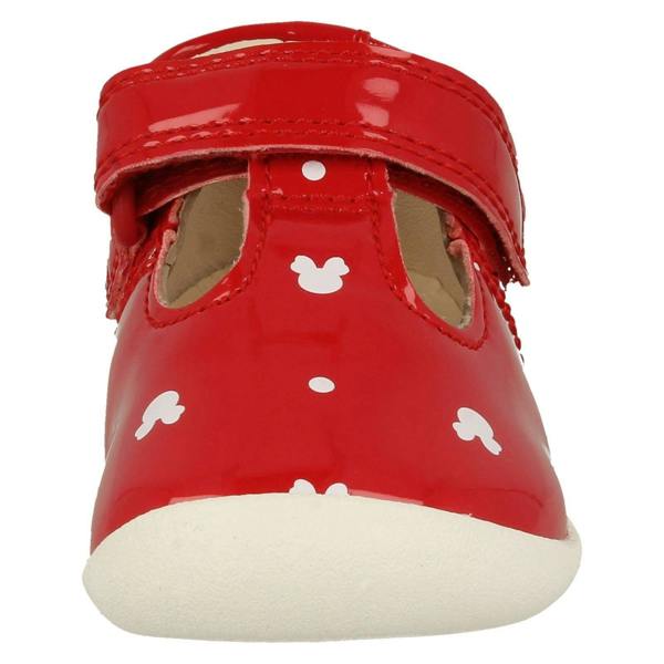 Clarks Girls Clarks Disney Detailed T-Bar Shoes Roamer Polka
