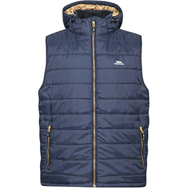 Trespass Mens Franklyn Padded Gilet - Navy - Navy - 100% Polyester