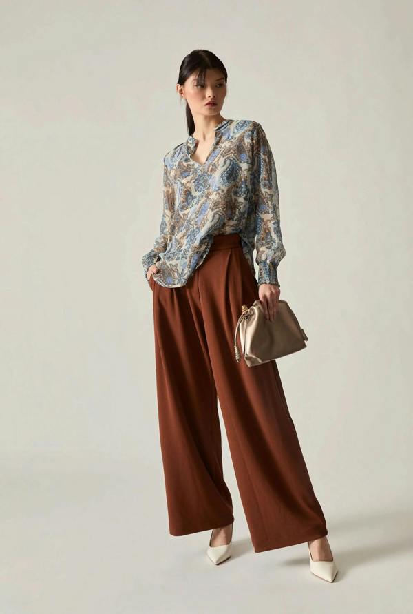 James Lakeland Paisley Print Blouse