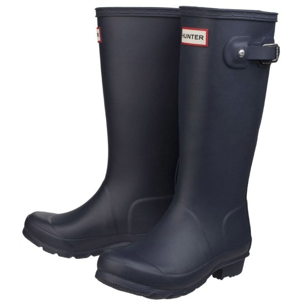 Hunter Original Rubber Navy Wellington Boots