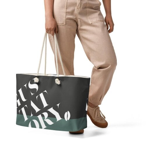 Anchor & Crew GUSTATORY Signature Oversized Weekender Tote Bag