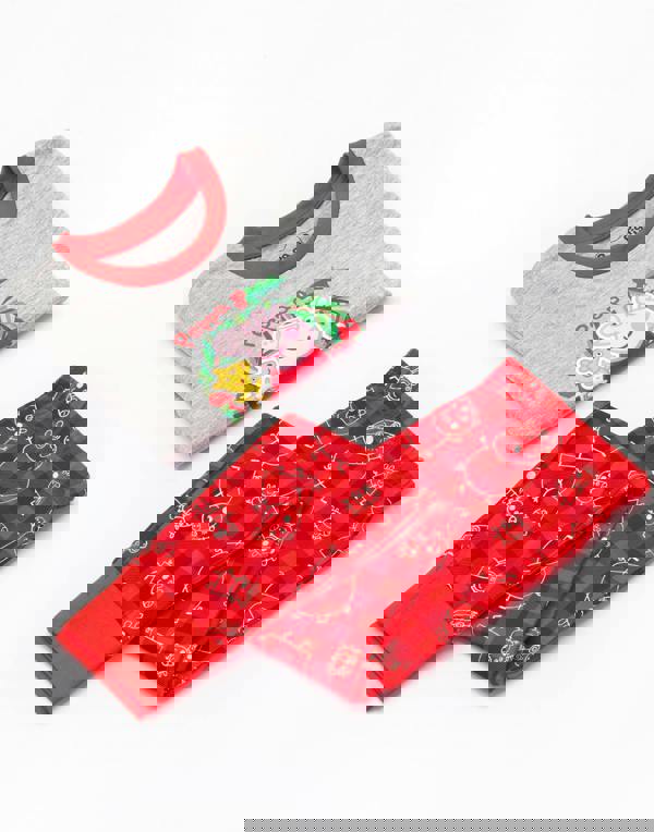 Peppa Pig Girls Red Long Sleeve Long Leg Pyjama Set [dis]