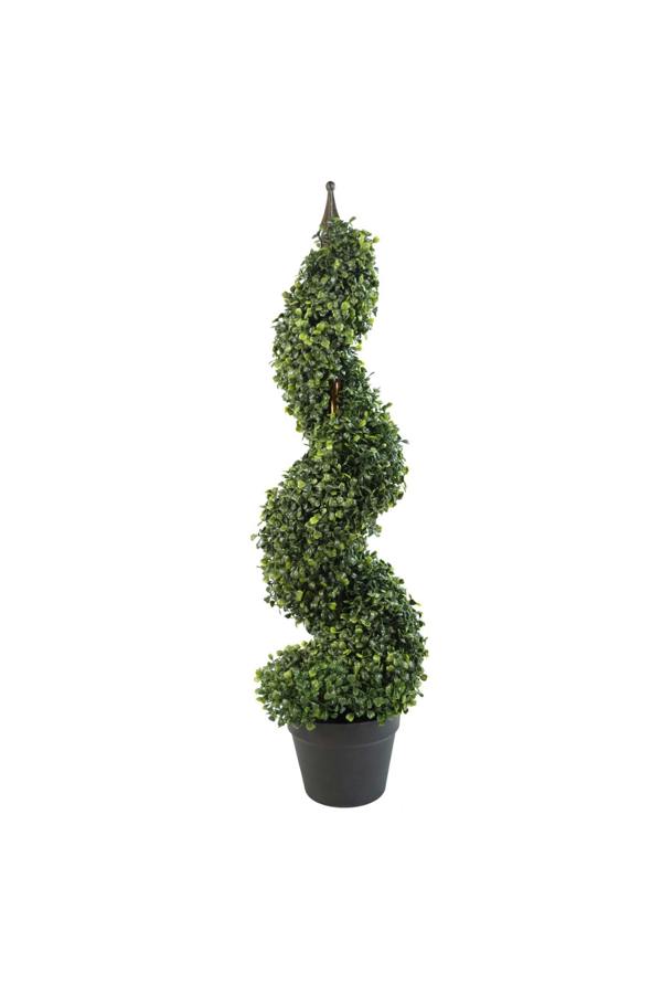 Dyzi Artificial Leaf Tree In Plastic Pot 90cm