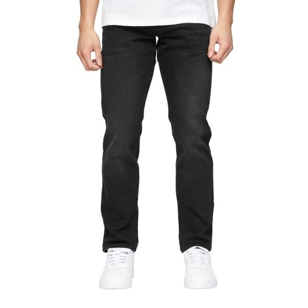 Crosshatch Mens Cadman Straight Jeans - Black Wash