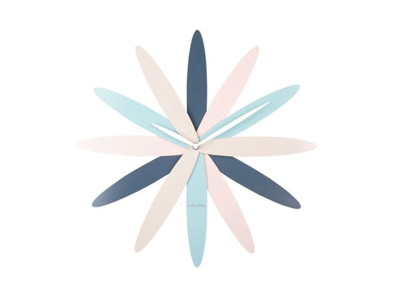 Wall Clock Bloom - Multicolor