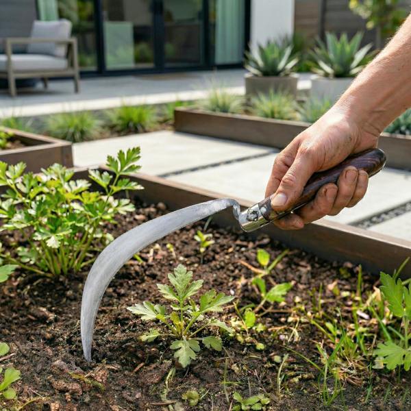 HAAY TOOLS Patio Knife Weeder – Multi-Purpose Gardening Knife, Pruning Tool & Grout Removal Tool for Patio, Driveway & Garden Weed Cleaning