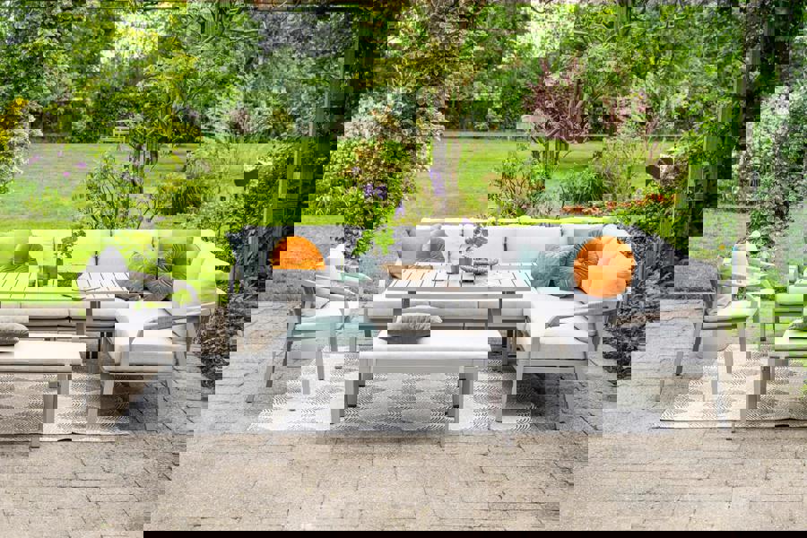 Garden Impressions Monti- Lounge Dining Corner, Table and Bench