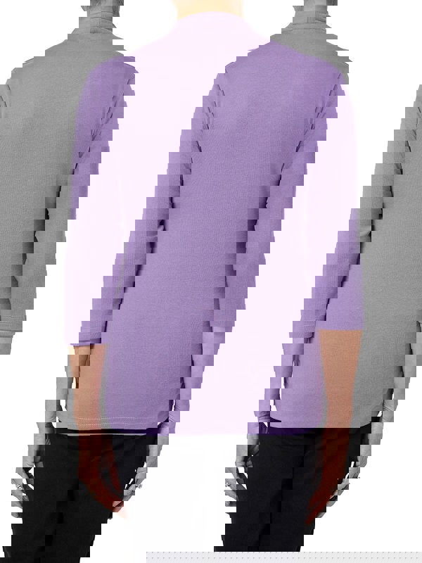 PennyPlain High Back V-neck Top - Amethyst