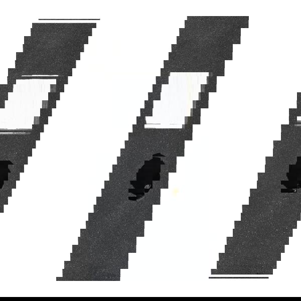 Sleek black electric water feature with a rectangular design, featuring a cascading water flow and a circular reservoir for tranquility