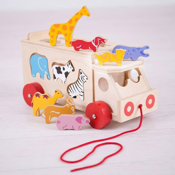 Bigjigs Toys Animal Shape Lorry